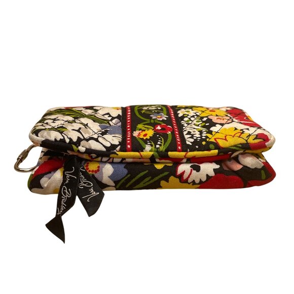 Vera Bradley Women’s Floral Quilted Cotton ID Window Kiss Lock Closure Wallet - Picture 5 of 8